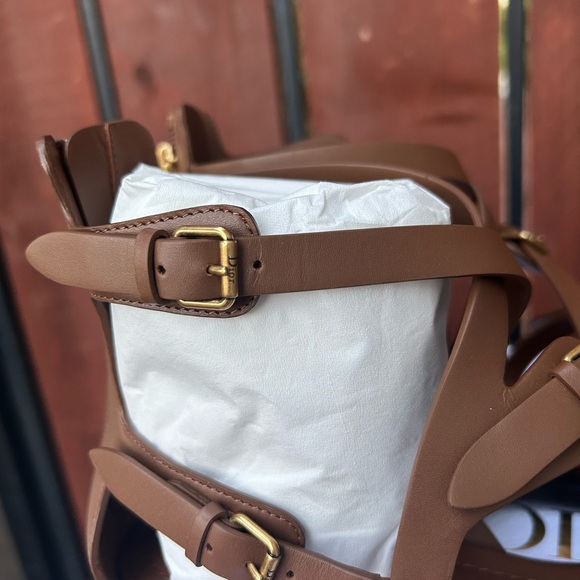 Dior L'amazone Leather Sandal, Black size 42EU NIB - Picture 11 of 11